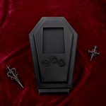 Personalized Gothic Style Multicolor 3D Printed Card Storage Box with Text  Birthday Christmas Gift for Friends TCG Lovers EDH Commanders