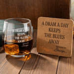 Personalised Vintage Guitar Anchor Whiskey Glasses with Laser Engraved Name Birthday Father's Day Christmas Gift for Grandpa Dad Whiskey Lover
