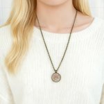 Personalised Hand-Drawn Watercolour Miniature Pet Photo Painting Necklace Birthday Memorial Christmas Gift for Pet Lovers Owners