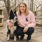 Camiseta sudadera o sudadera con capucha personalizado de algodón con foto bordado regalo de cumpleaños para amantes de mascotas