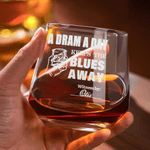 Personalised Vintage Guitar Anchor Whiskey Glasses with Laser Engraved Name Birthday Father's Day Christmas Gift for Grandpa Dad Whiskey Lover