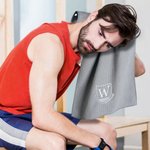 Personalized Embroidered Classic Golf Elements Absorbent Waffle Golf Towel with Hanging Clip Daily Training Birthday Gift for Golf Player Lover