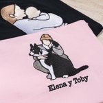 Camiseta sudadera o sudadera con capucha personalizado de algodón con foto bordado regalo de cumpleaños para amantes de mascotas
