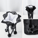 Personalized Realistic Fish Pattern Folding Fishing Stool with Name Outdoor Activities Camping Gift for Fishing Enthusiasts