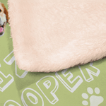 Personalized Multicoloured Pet Photos Soft Hooded Blanket with Name Home Decor Birthday Christmas Gift for Pet Lovers