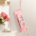 Personalized Birth Flower Bouquet Hair Tools Portable Travel Bag with Name and Heat Resistant Mat Travel Essentials Gift for Women