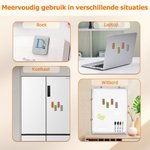 Gepersonaliseerde Geboortebloem en Cartoonfiguur Magnetische PU-leer Bladwijzerclip met Naam Verjaardagscadeau voor Boekenliefhebbers en Boekenwurmen