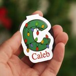 Marque-page magnétique personnalisé avec nom et lumières colorées Père Noël Elfe Cadeau d'anniversaire et de Noël pour les amoureux des livres