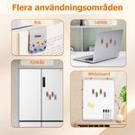 Personligt magnetiskt bokmärke i PU läder med namn perfekt present för bokälskare och bokmaskar