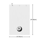 Personalized Embroidered Classic Golf Elements Absorbent Waffle Golf Towel with Hanging Clip Daily Training Birthday Gift for Golf Player Lover