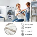 Personalised Pet Photo Toile De Jouy Soft Pet Blanket with Name and Text Birthday Christmas Gift for Pet Owners Lovers