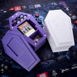 Personalized Gothic Style Multicolor 3D Printed Card Storage Box with Text  Birthday Christmas Gift for Friends TCG Lovers EDH Commanders