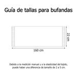 Bufanda de punto personalizada suave y cálida con bordado de flor de nacimiento y nombre para accesorio de moda regalo de cumpleaños para familiares