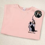 Camiseta sudadera o sudadera con capucha personalizado de algodón con foto bordado regalo de cumpleaños para amantes de mascotas