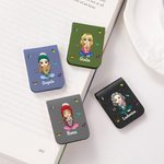 Segnalibro magnetico personalizzato con personaggio design con farfalle regalo per amanti dei libri