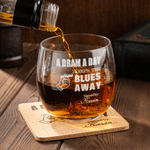 Personalised Vintage Guitar Anchor Whiskey Glasses with Laser Engraved Name Birthday Father's Day Christmas Gift for Grandpa Dad Whiskey Lover
