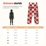 Personliga söta rutiga pyjamasbyxor med snörning kan anpassas med 1-4 bilder på ditt husdjur och namn perfekt present till djurälskare