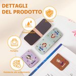 Segnalibro magnetico personalizzato con personaggio design con farfalle regalo per amanti dei libri
