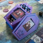 Personalized Gothic Style Multicolor 3D Printed Card Storage Box with Text  Birthday Christmas Gift for Friends TCG Lovers EDH Commanders