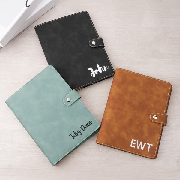 Taccuino personalizzato in pelle PU multicolore A5 con testo e pagine foderate Uso quotidiano Viaggio Regalo di compleanno per amici e famiglia