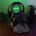 Personalized Adventurous Portal Adjustable LED Headphone and Controller Stand with Name Desk Accessory Birthday Gift for Game Lovers