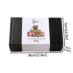 Personalised Cute Christmas Hat Dog Gift Box with Name Christmas Gift for Dog Owner