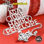 Gepersonaliseerde Langstaartige Marsupilami Kerstboom Halsketting met Naam Kerstcadeau voor Vrouwen Meisjes | Callie × Marsupilami®