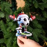 Personalized Multi-Sport Christmas Acrylic Ornament with Name Christmas Gift for Athletes Coaches