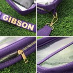 Personalized Multicolor Star Large Capacity Clear Crossbody Stadium Bag with Name and Tassel Daily Use Birthday Gift for Her Sports Lovers