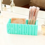 Personalized 3D-Printed Pen Holder with Name and 2 Compartments Back to School Birthday Christmas Gift for Teacher Student