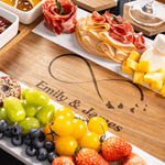 Personalized Engraved Name Marble 11 Pcs Cutting Board Coaster Set with Ceramic Bowl Made in USA  Engagement Christmas Gift for Family Friends