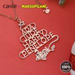 Gepersonaliseerde Langstaartige Marsupilami Kerstboom Halsketting met Naam Kerstcadeau voor Vrouwen Meisjes | Callie × Marsupilami®