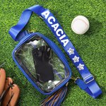 Personalized Multicolor Star Large Capacity Clear Crossbody Stadium Bag with Name and Tassel Daily Use Birthday Gift for Her Sports Lovers