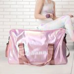 Personlig vattentålig Weekendbag med axelrem och skoavdelning perfekt resepresent till tjejer och kvinnor