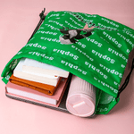 Personalized Cartoon Cheerleader Waterproof Wear-Resistant Drawstring Bag with Team Name Cheer Practice Senior Night Game Day Gift for Cheerleaders