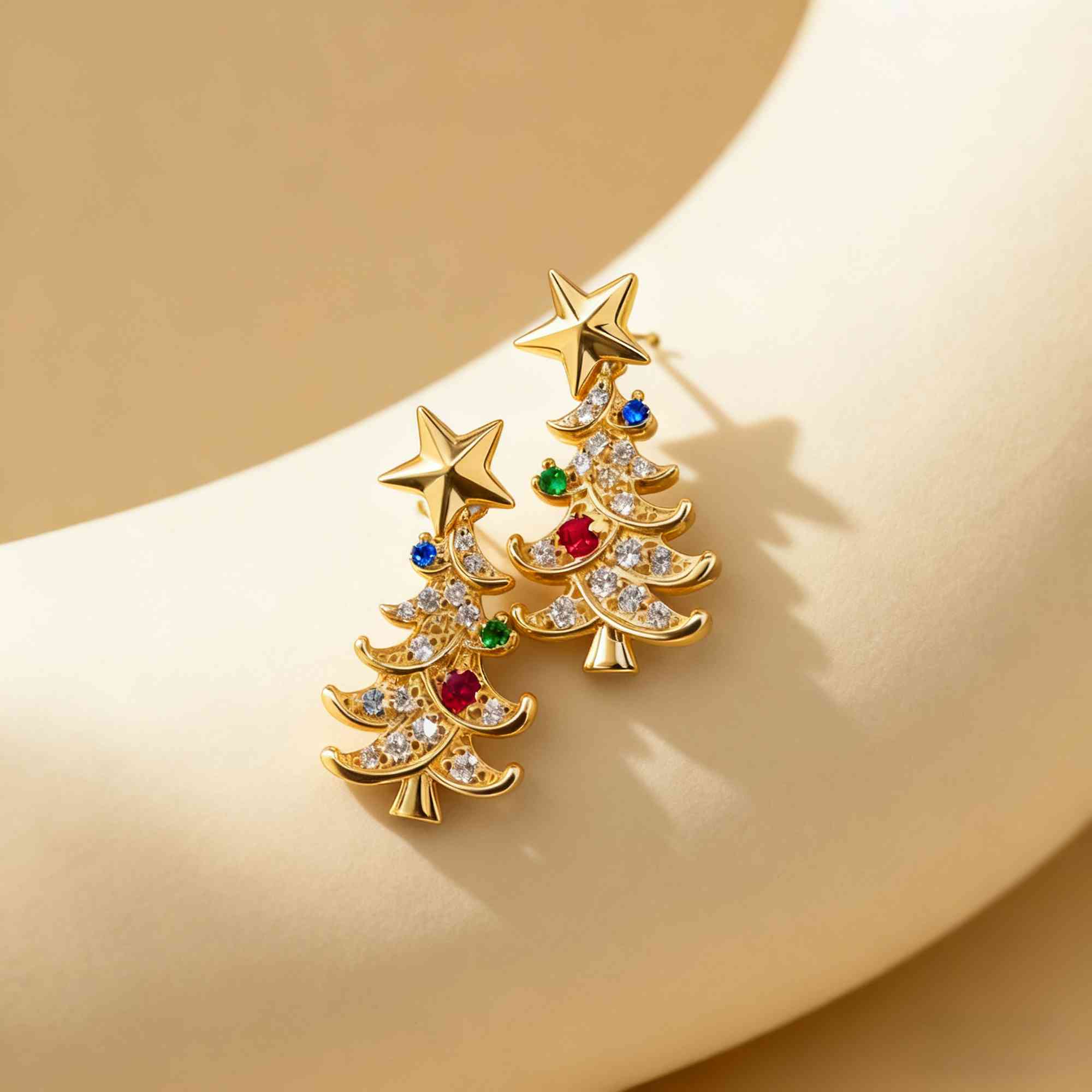 Boucles d'oreilles personnalisées en forme d'arbre de Noël Boucles d'oreilles en forme d'arbre de Noël Boucles d'oreilles en forme d'arbre de Noël Boucles d'oreilles en forme d'arbre de Noël Cadeau de