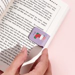 Marque-page magnétique en cuir PU personnalisé avec nom Cadeau de Noël pour les rats de bibliothèque amoureux de la lecture