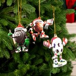 Personalized Multi-Sport Christmas Acrylic Ornament with Name Christmas Gift for Athletes Coaches