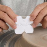 Personalized 3D Printed Name Pottery Foot Rim Shape Tool Daily Use Birthday Gift for Pottery Lover