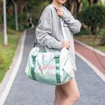 Personlig vattentålig Weekendbag med axelrem och skoavdelning perfekt resepresent till tjejer och kvinnor