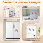 Marque-Page Magnétique en Cuir PU Personnalisé avec Fleur de Naissance et Nom Cadeau d’Anniversaire pour les Amateurs de Lecture