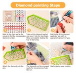 Personalized 5D Photo DIY Diamond Painting Kit Room Decor Christmas Birthday Anniversary Gift for Family Friends Couple Pet Lover