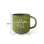 Personalisierte Haustier Person Silhouette Keramiktasse 355 ml mit Namen Katze Hund Adoption Geburtstag Jahrestag Geschenk für Tierbesitzer