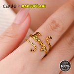 Personalized Long Tailed Marsupilami Shape Ring with Name Anniversary Birthday Christmas Gift for Women Girls | Callie × Marsupilami®