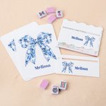 Personalized Chinoiserie Acrylic Mahjong Line Reader and Tile Mixer Set with Name Mahjong Game Night Gift for Mahjong Enthusiasts