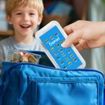 Personalized Multicolour Construction Truck Safe Stainless Steel Fork Spoon Knife 3 Pcs Cutlery Set with Name and Case Birthday Gift for Boys Girls