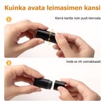 Personoitu kirjain golfpallon leimasin metallirasiassa täydellinen lahja golfareille syntymäpäiväksi tai isänpäiväksi