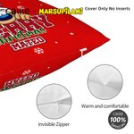 Personalised Christmas Yellow-Spotted Leopard Marsupilami Soft Cushion Cover with Name Home Decor Christmas Gift for Kid | Callie × Marsupilami®