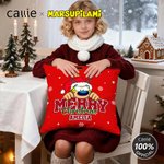 Personalised Christmas Yellow-Spotted Leopard Marsupilami Soft Cushion Cover with Name Home Decor Christmas Gift for Kid | Callie × Marsupilami®