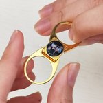 Personalised Double-Sided Photo Flippable Ring Dainty Jewellery Birthday Sympathy Memorial Gift for Women Loss of Loved One